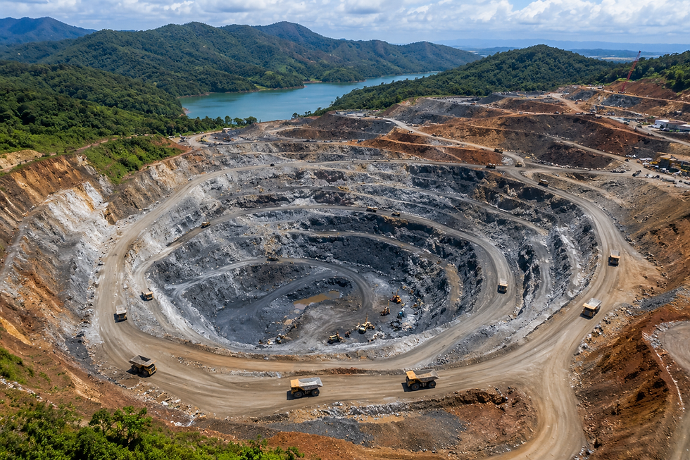 A nickel mine in the Phillipines