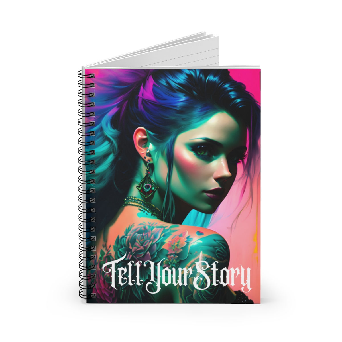 "Tell Your Story" Spiral Notebook