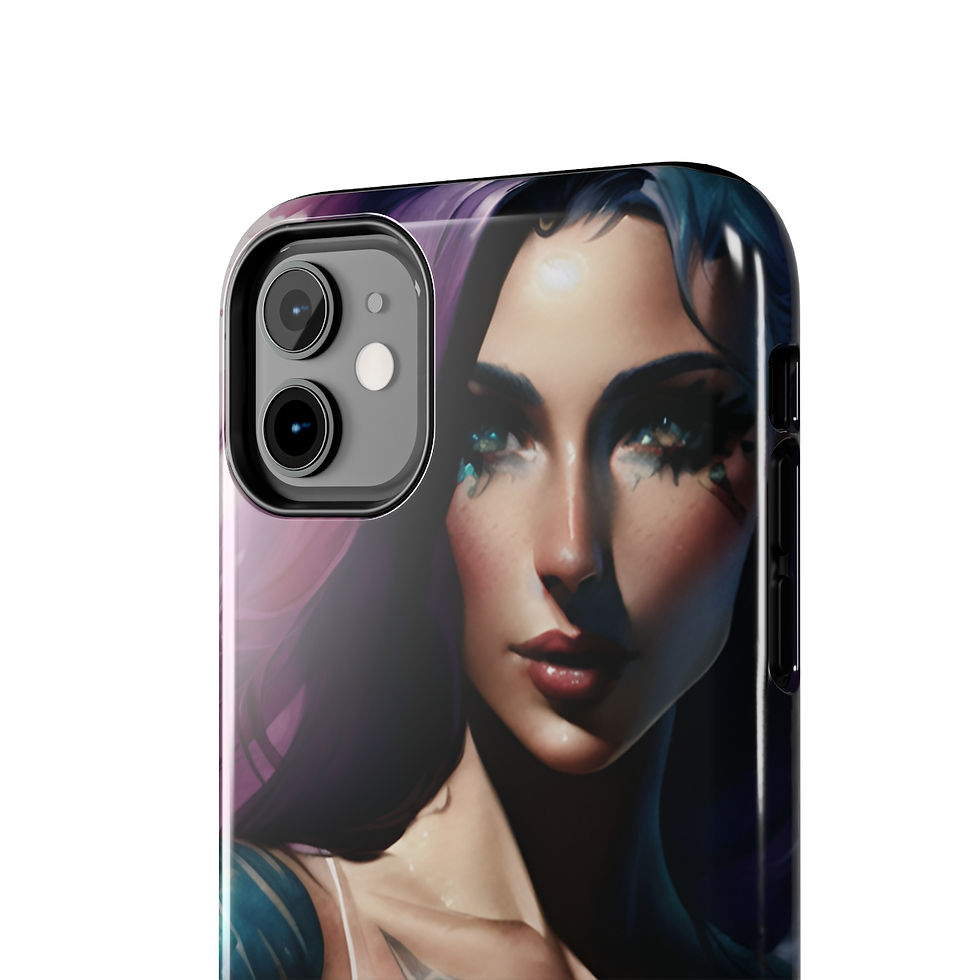 Thumbnail: "Mural Lady" Tough Phone Cases