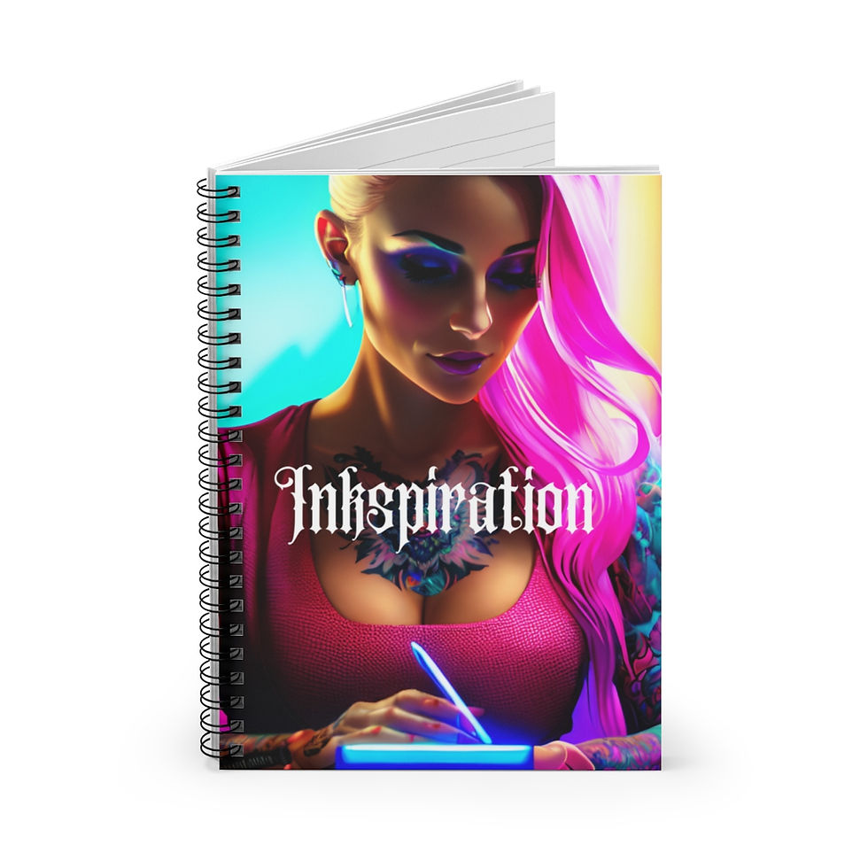"Inkspiration" Spiral Notebook
