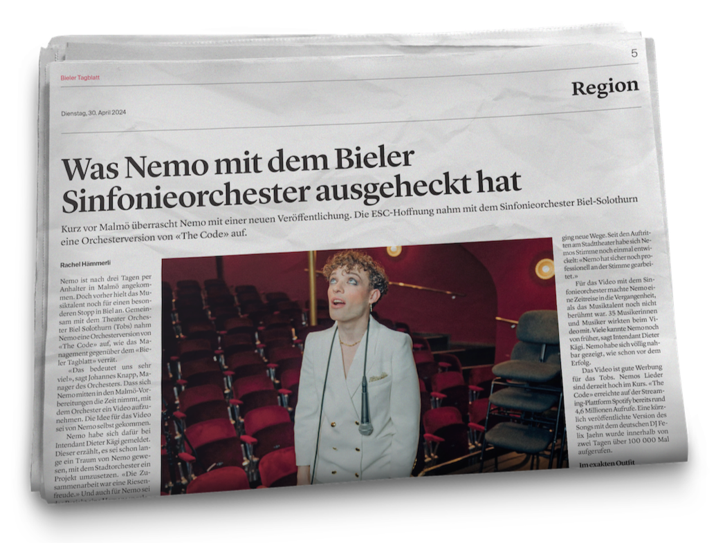 Was Nemo mit dem Bieler Sinfonieorchester …