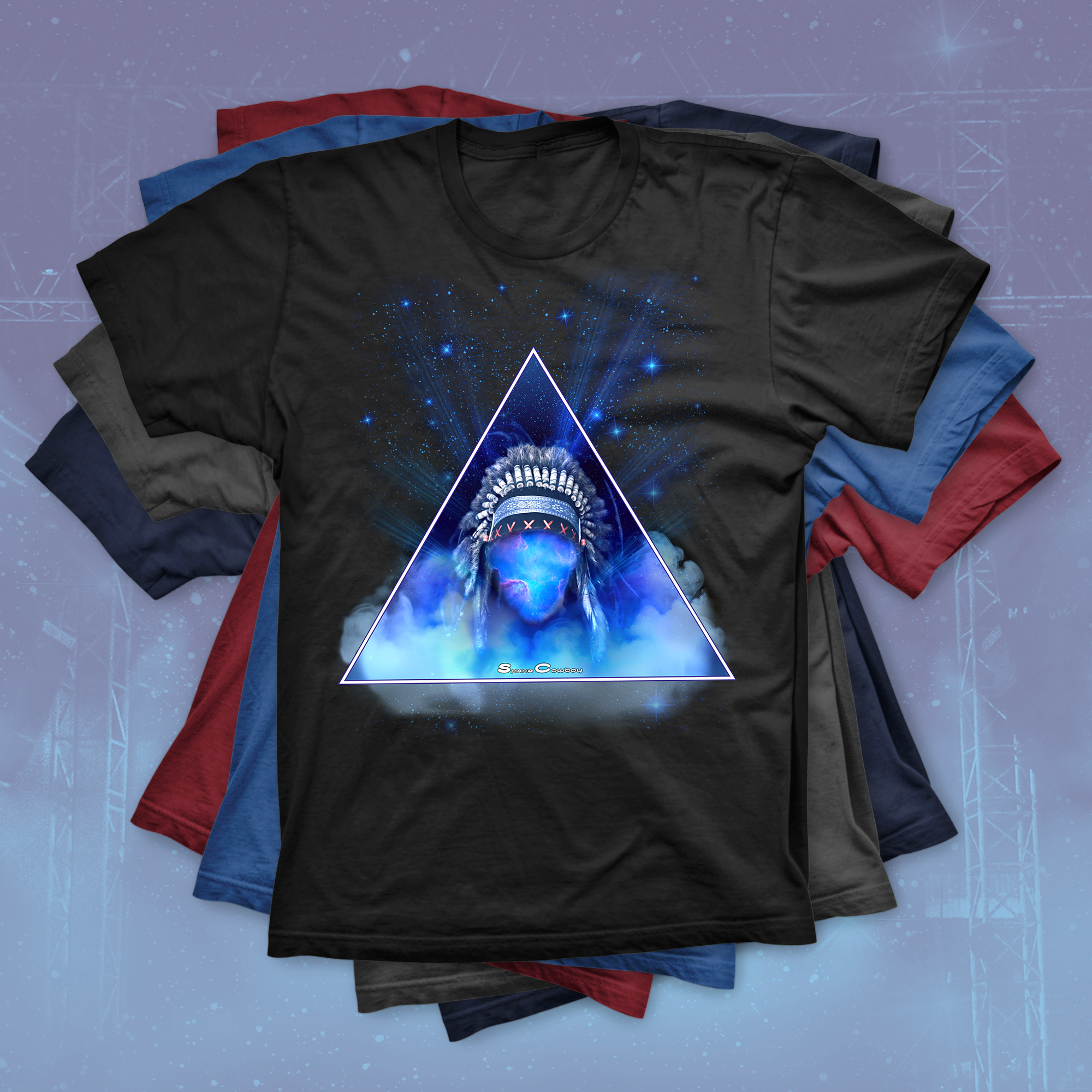 Space Cowboy Nebula T-Shirt
