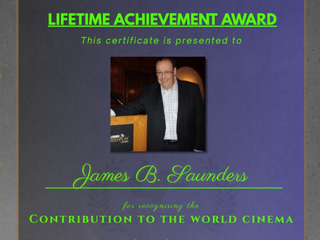 James B. Saunders won Lifetime Achievement award !!! Congratulations !!!