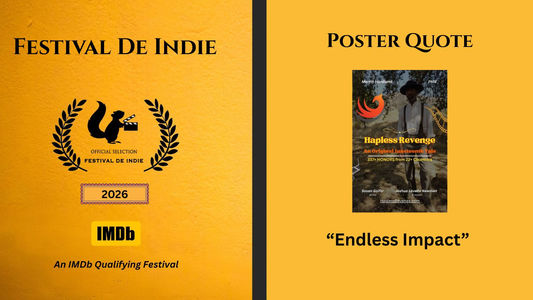 Poster quote for the film Hapless Revenge with Juneteenth Discussion Published !!!