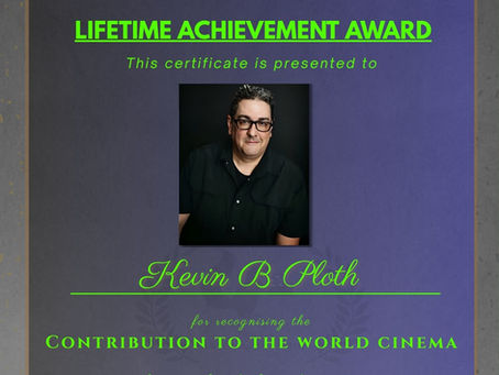 Kevin B Ploth won Lifetime Achievement award !!! Congratulations !!!