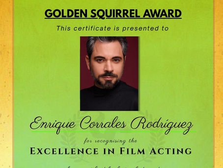 Enrique Corrales Rodríguez won Golden Squirrel Award !!! Congratulations !!!