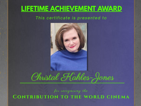 Christal Kahles-Jones won Lifetime Achievement award !!! Congratulations !!!