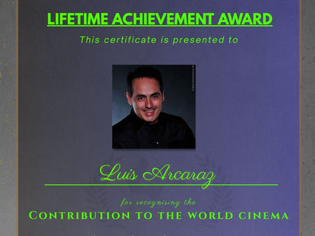 Luis Arcaraz won Lifetime Achievement award !!! Congratulations !!!