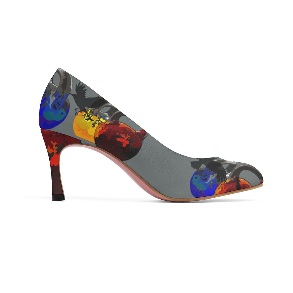 Thumbnail: Kettlebells fly Women's High Heels - grey
