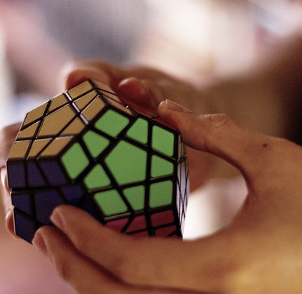 A megaminx (a variation of a Rubik's cube) solved._edited.jpg