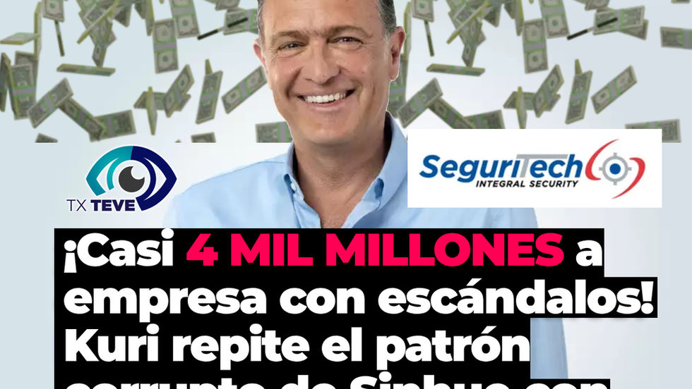💰🏠📉 ¡Casi 4 MIL MILLONES a empresa fantasma de resultados! Kuri repite el patrón corrupto de Sinhue con Seguritech