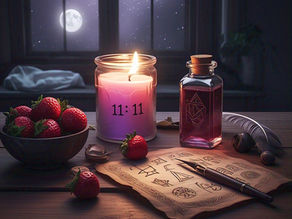 🌕🍓¡Luna de Fresa 11:11! La Luna Llena del 11 de Junio y su Magia para Cada Signo. Incluye ritual 🔮♈♓
