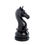Thumbnail: Black Resin Chess Display Piece - Knight 