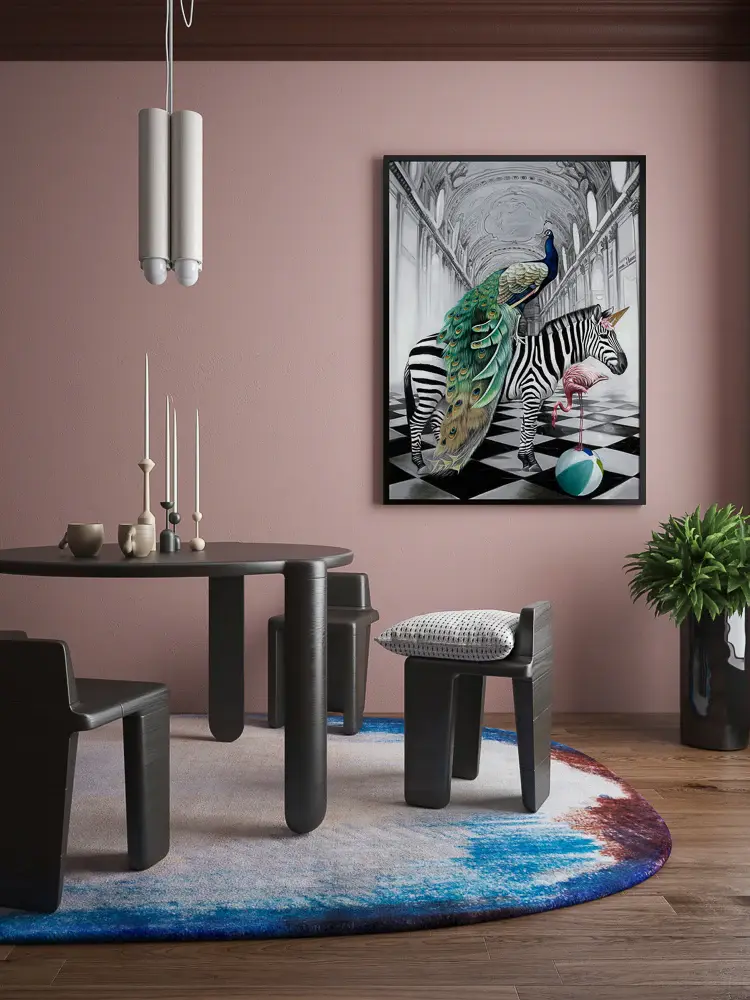 In Winderland Fashion framed Wall Art Print