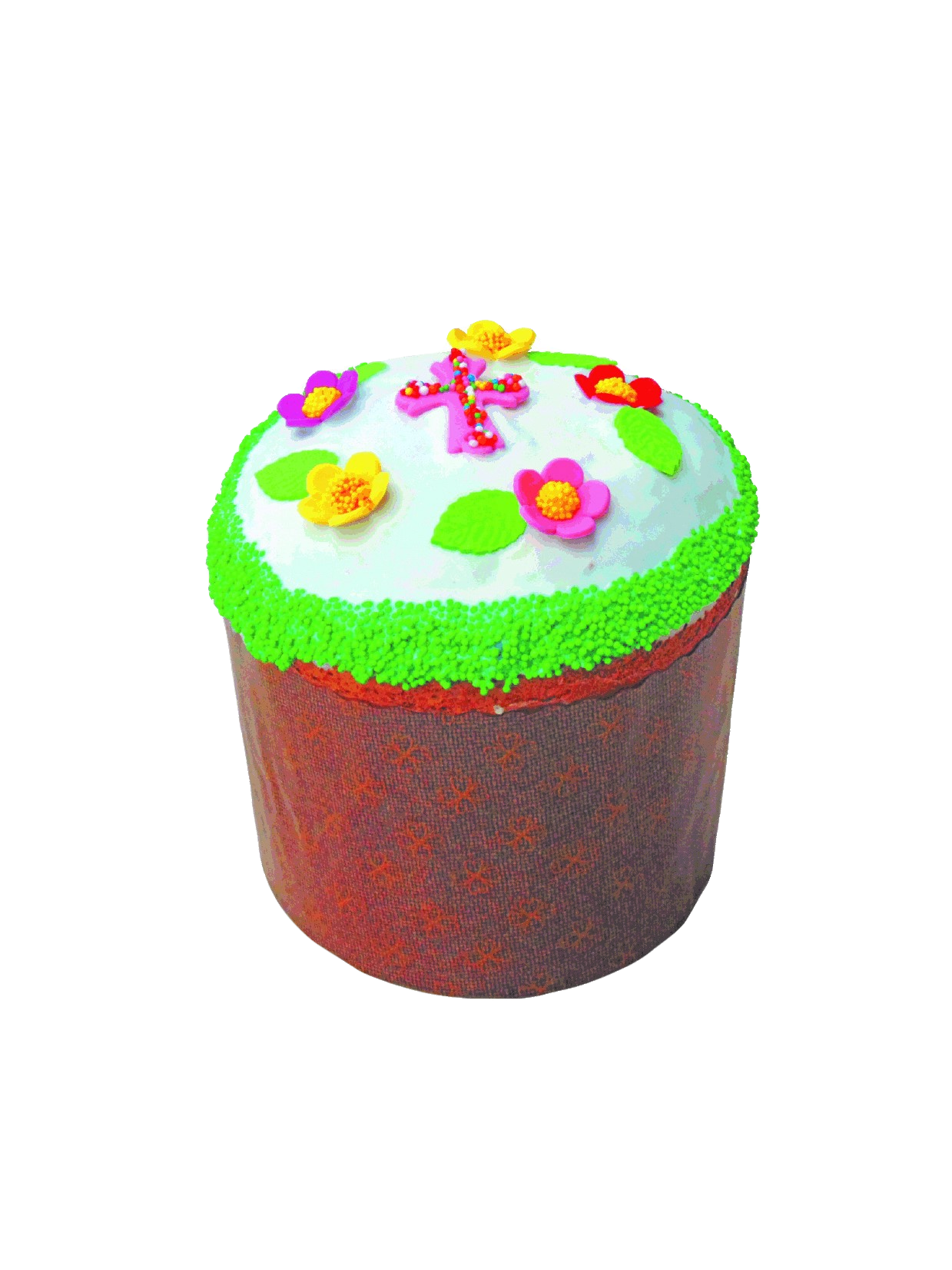 Паска "З родзинками прикрашена" вага 0.5 кг