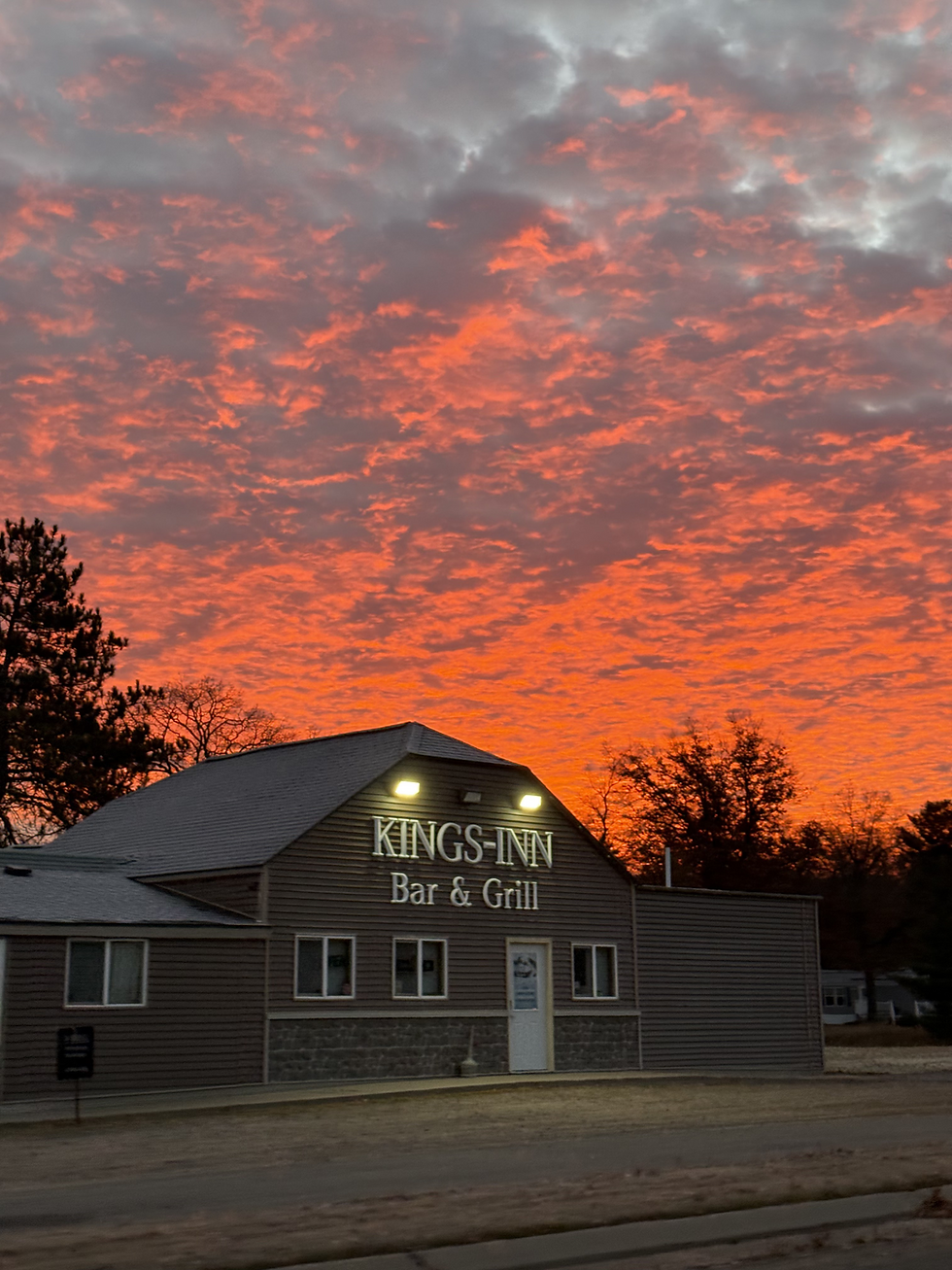 Kings Building with Sunset