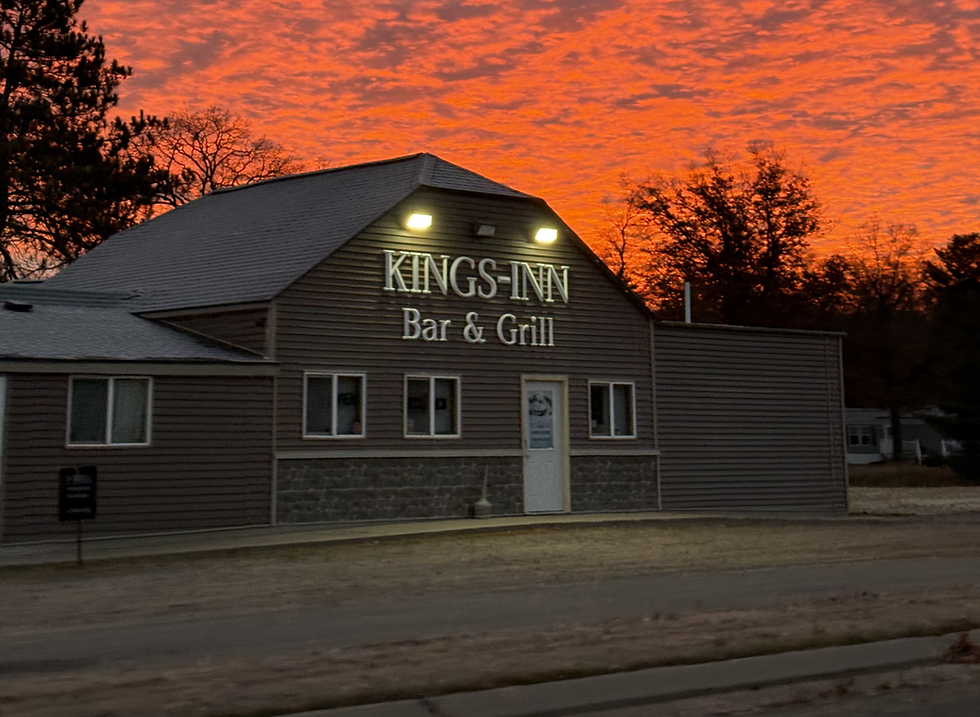 Kings Building with Sunset