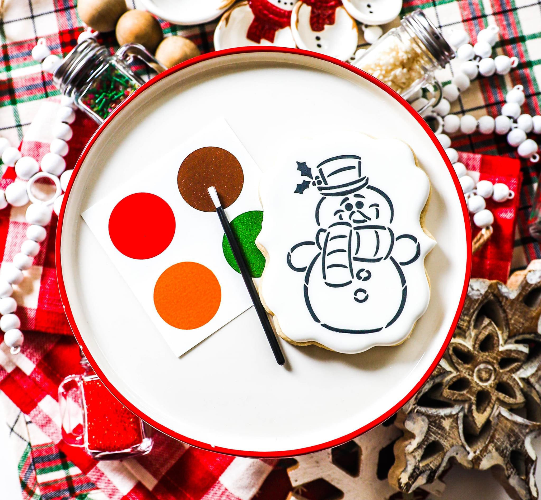 Paint Your Own Snowman - Flatlay