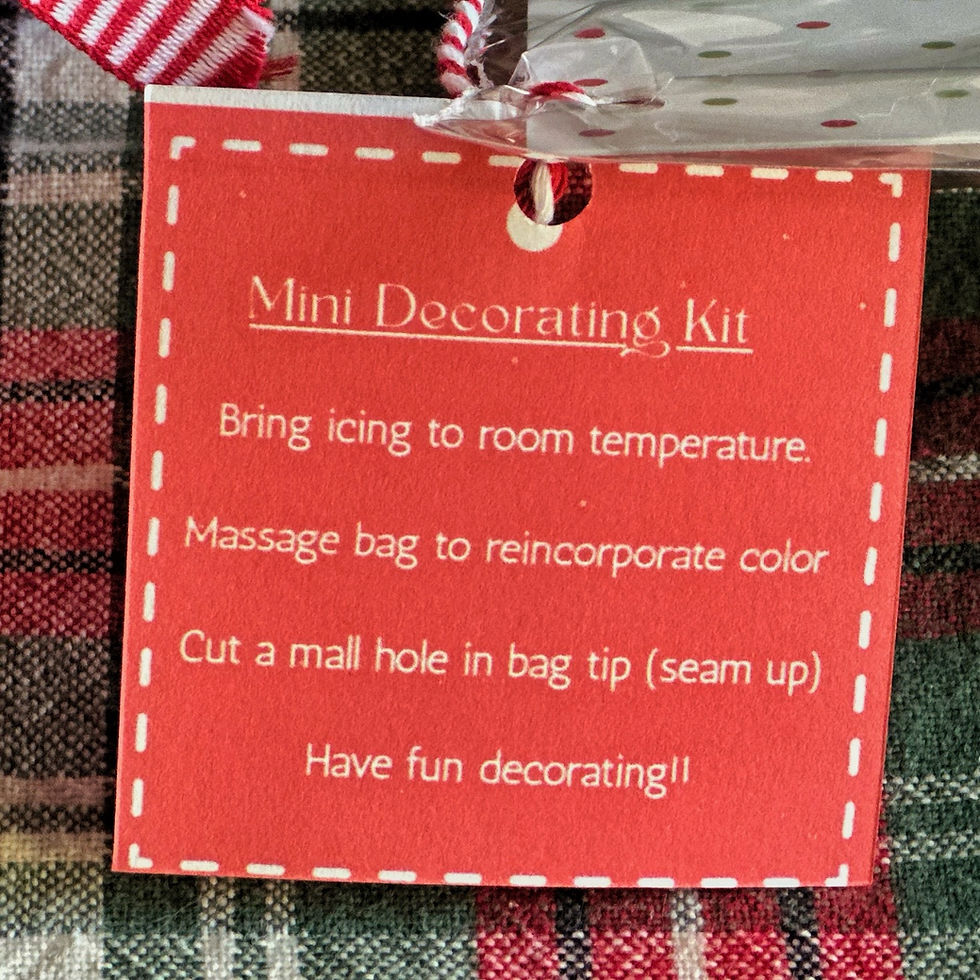 Thumbnail: Mini Decorating Kit - Instructions