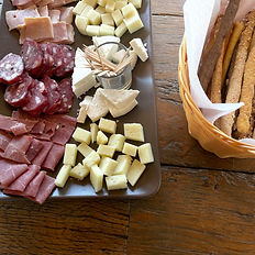 Charcuterie , cheeses and breadsticks from our Taste of Athens Walking Tour