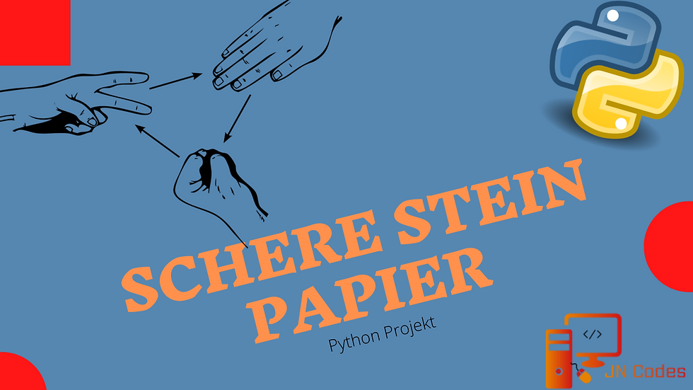 Schere Stein Papier in Python