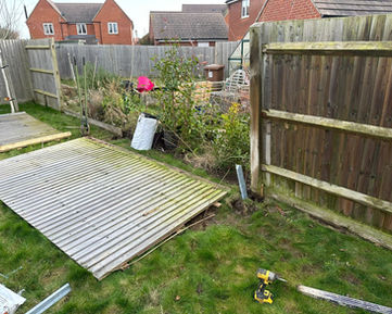 Fallen fence