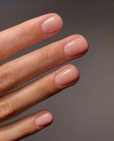 pink nail polish on nails
