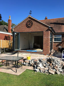 Home extension built