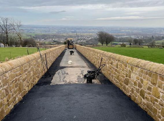 Private road surfacing