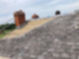 Slate roof installation