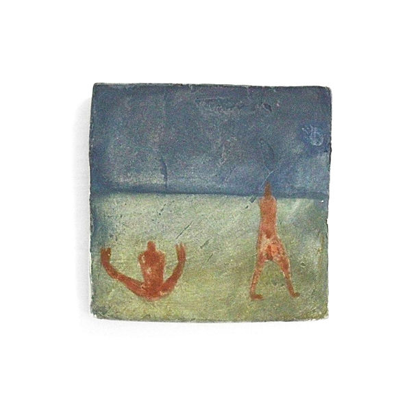 Primigeni_13x13x1cm_olio e collage su cartongesso_2020