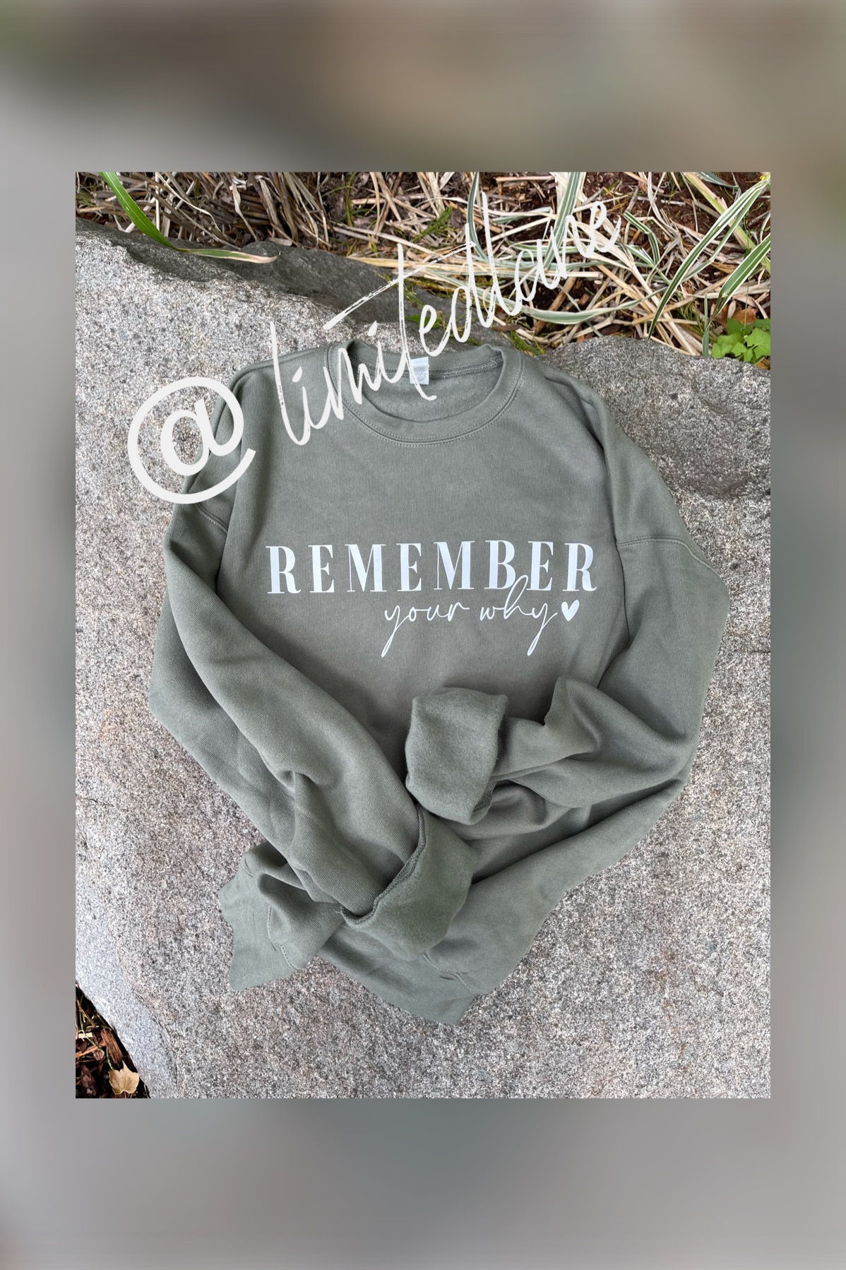 Remember your why  Crewneck