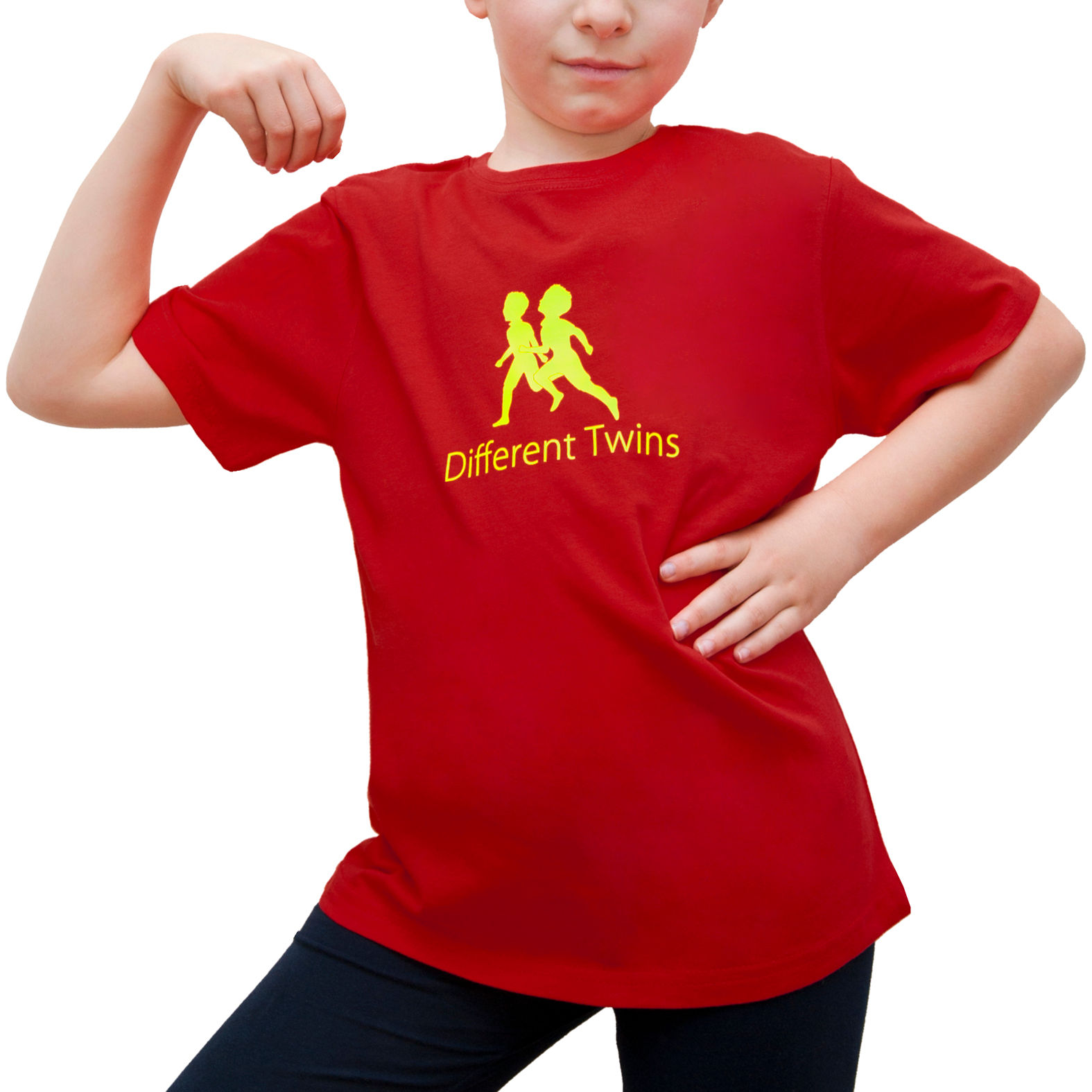 Twin Boys T-Shirt Red