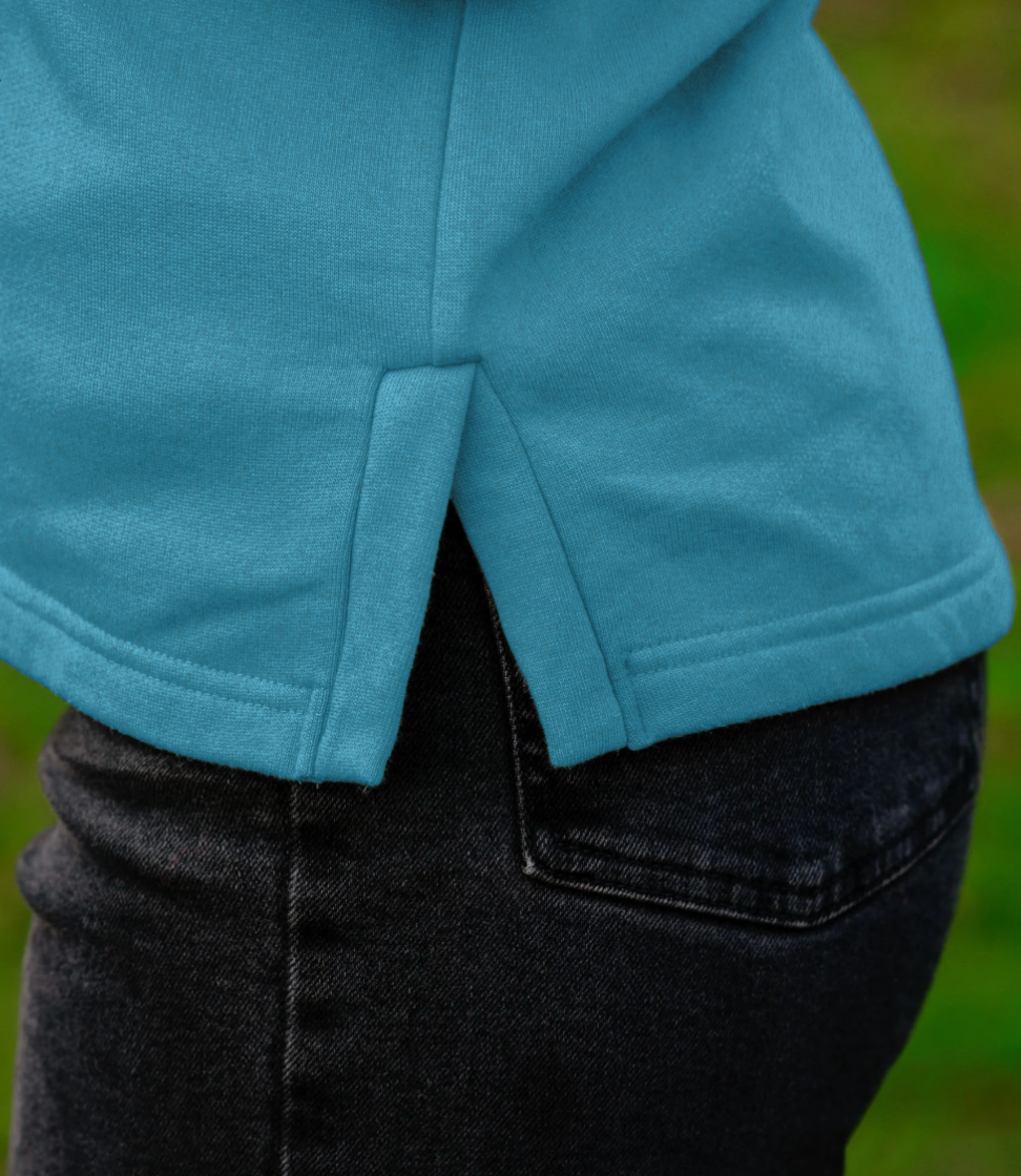 Thumbnail: ODDO | REMILL Ocean Fem-Relaxed-Fit Organic Cotton Hoody