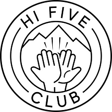 The Hi-Five Club logo represents togetherness. A Hi-Five for doing great things