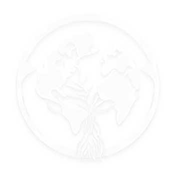 The Whiyou logo offering a feeling that the world is connected. It resides in a silver circle and some say they see lungs