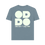 Thumbnail: ODDO | Sky Green Fem Fit Organic Cotton Coloured Tees