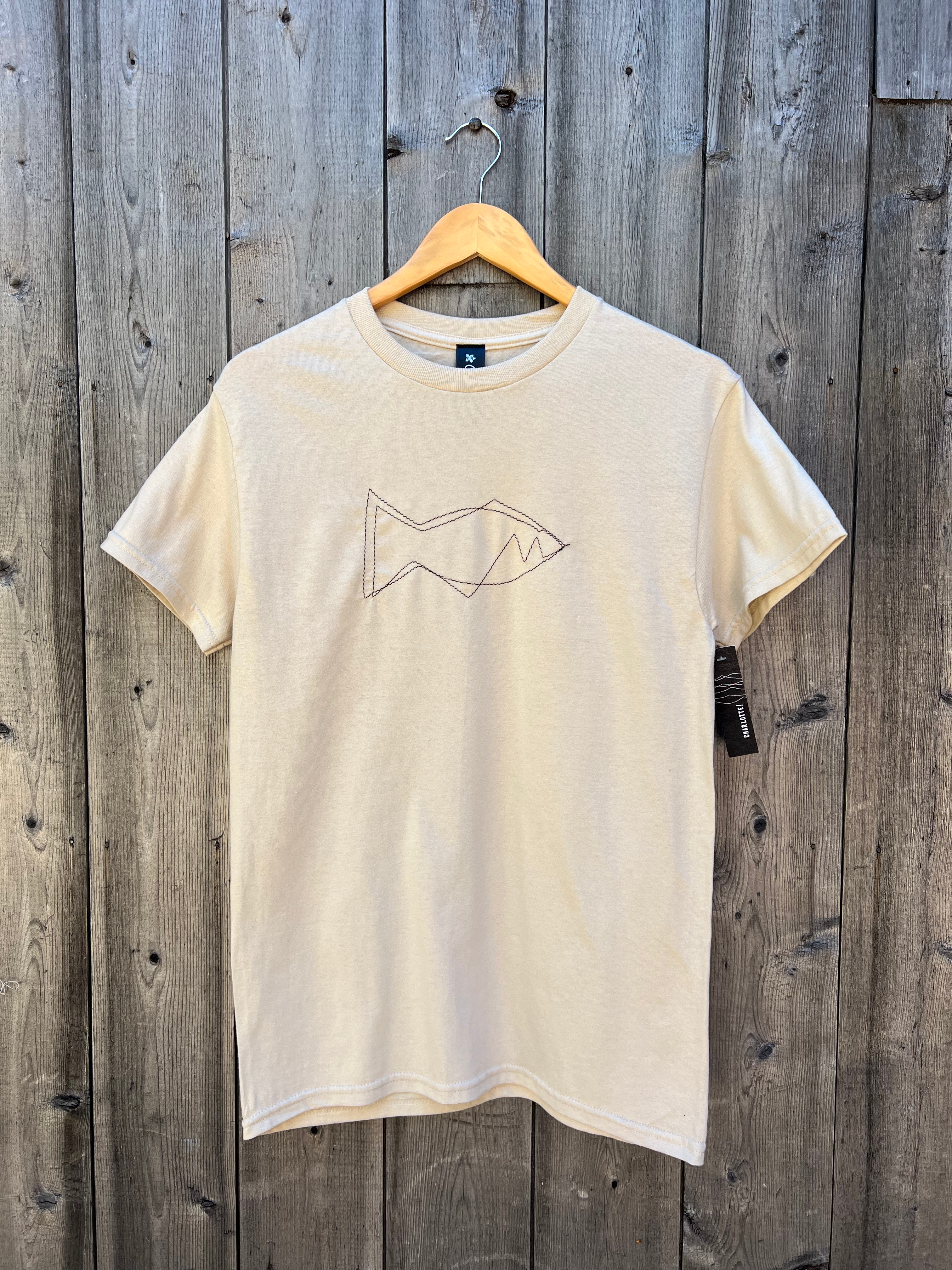 T-shirt unisexe avec poison cousu