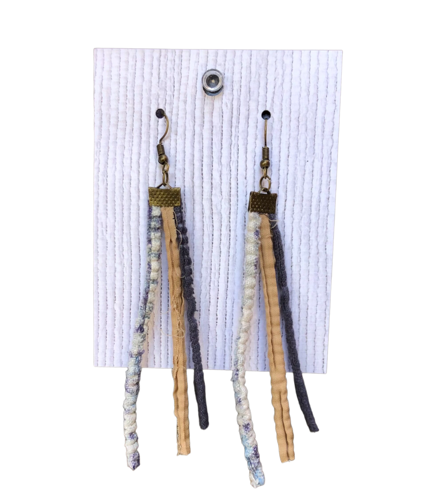 Boucles d’oreilles en catalogne