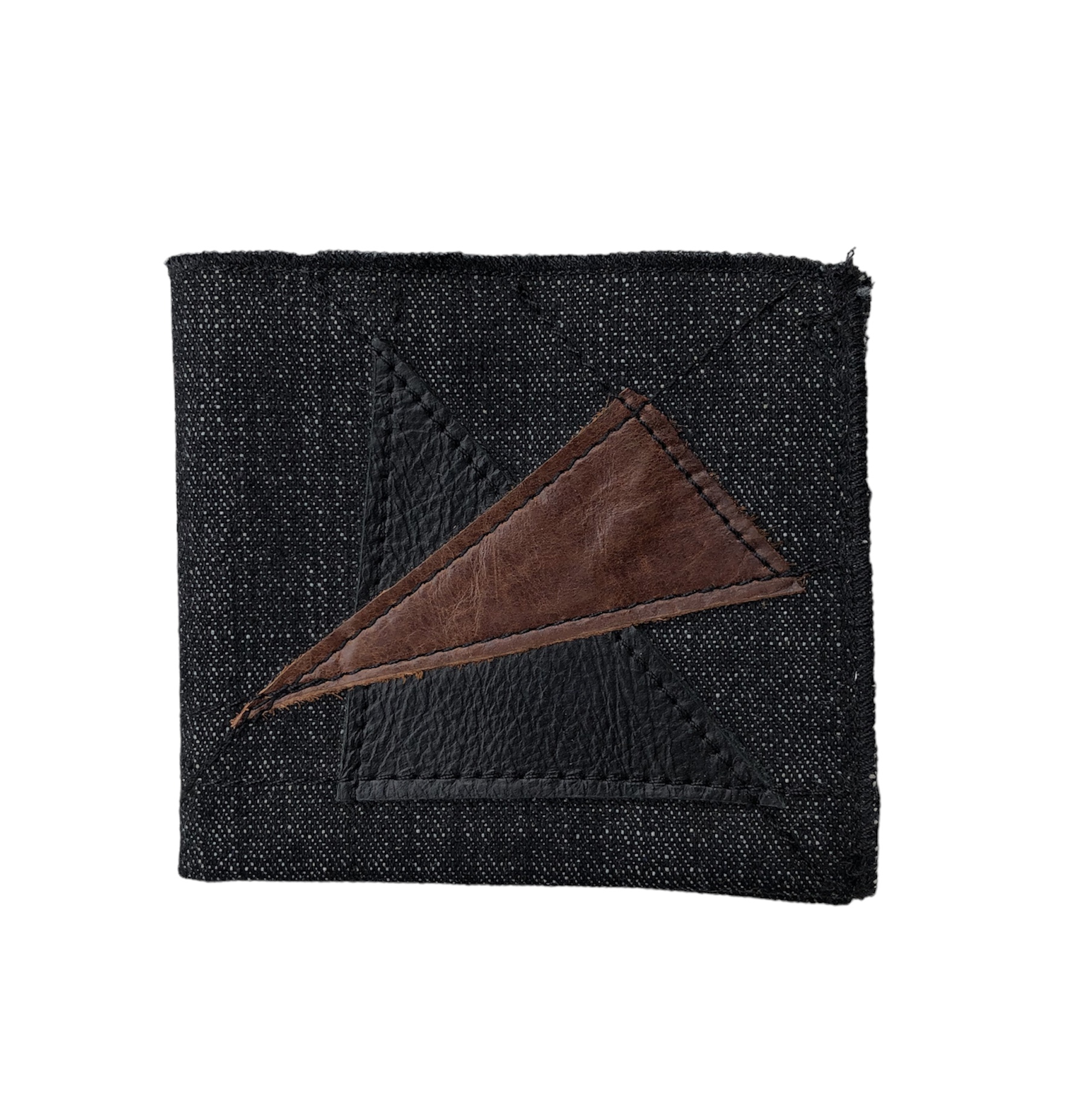 Portefeuille avec formes géométriques