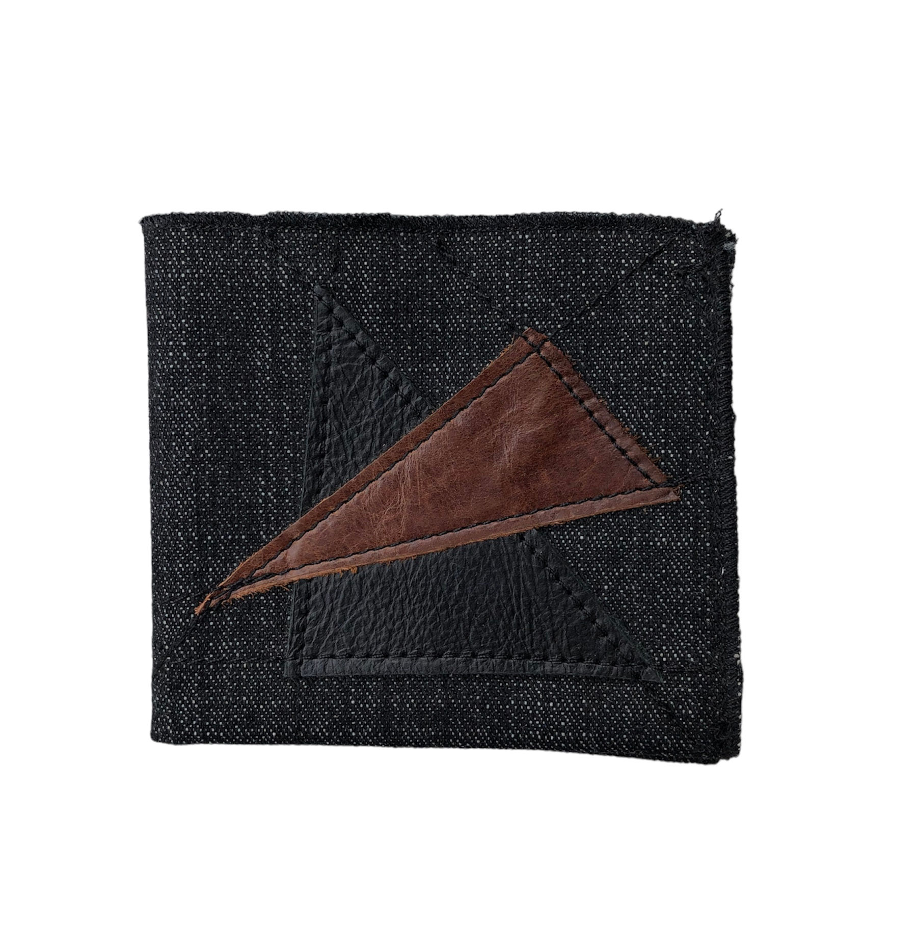 Portefeuille avec formes géométriques