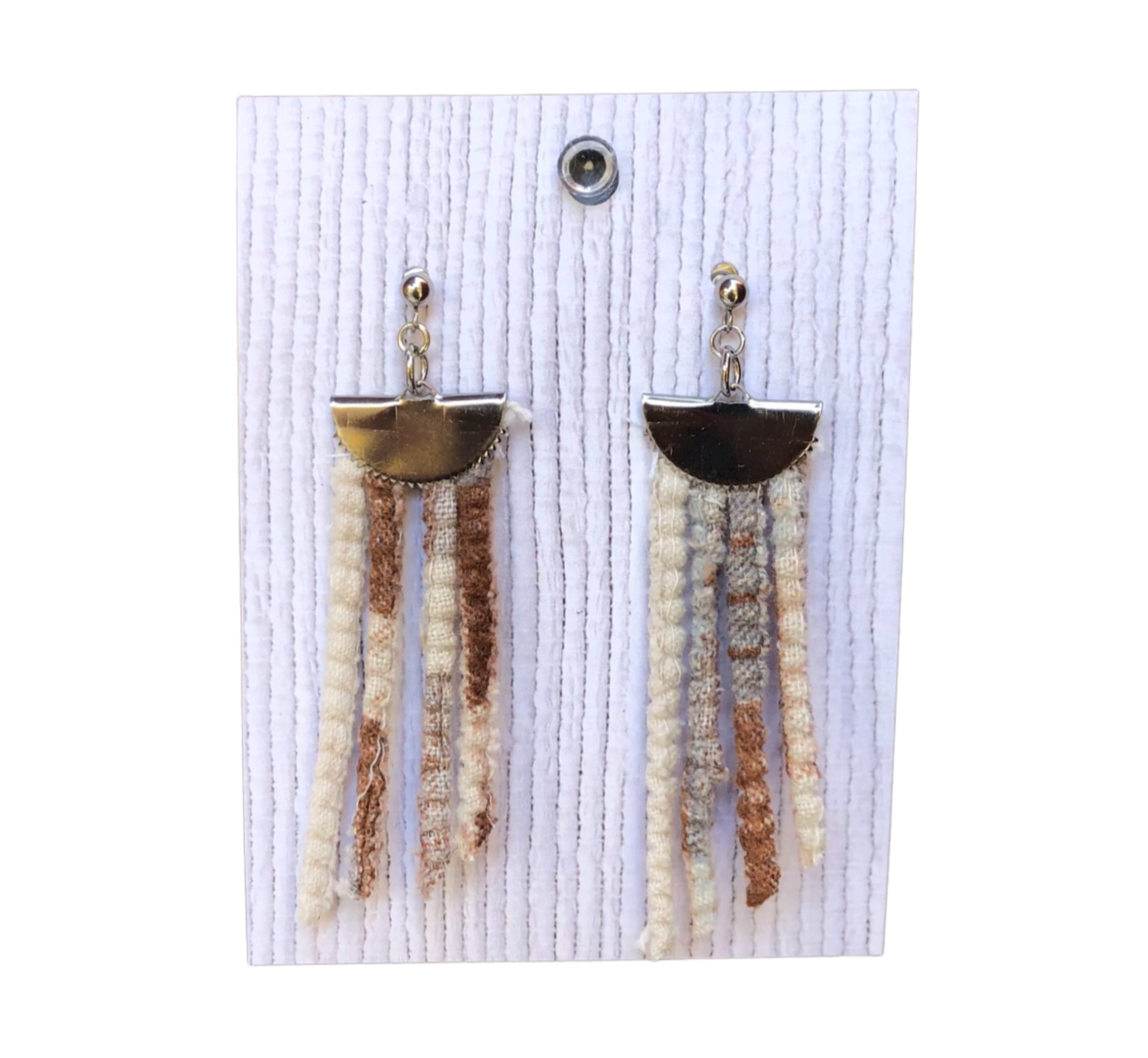 Boucles d’oreilles franges de catalogne