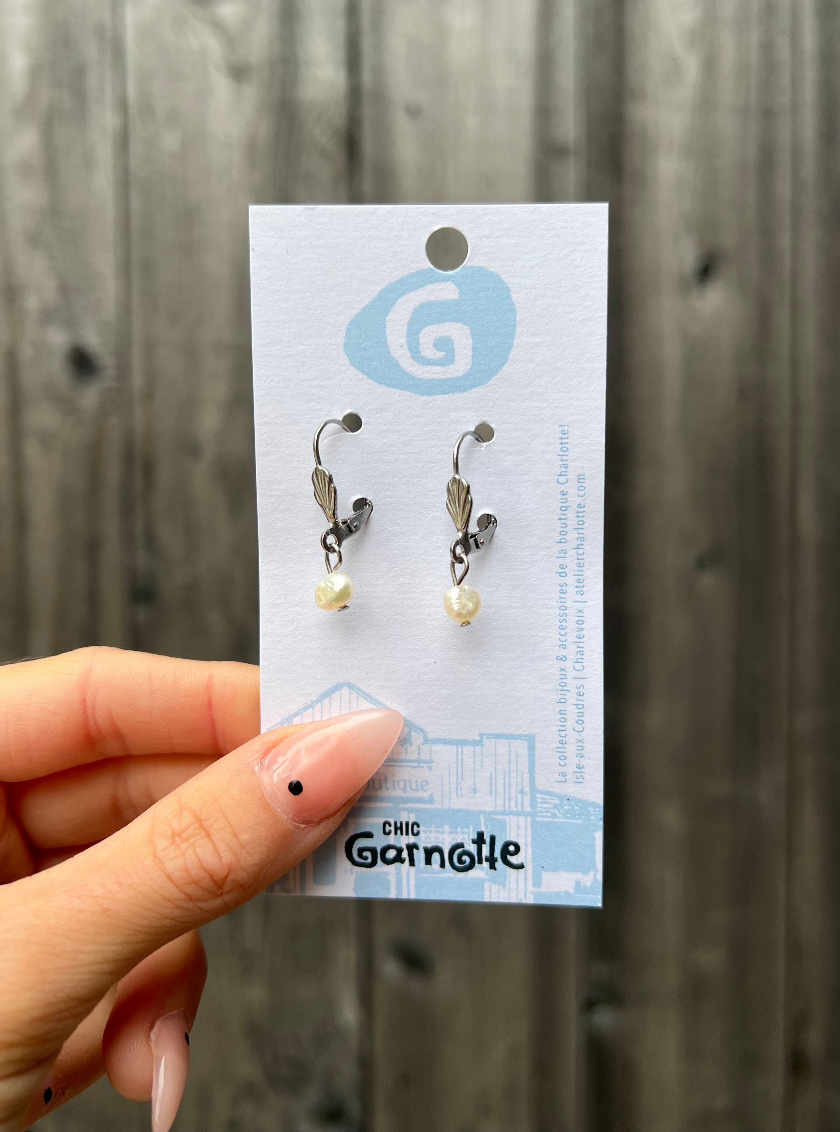 Boucles d'oreilles coquillage