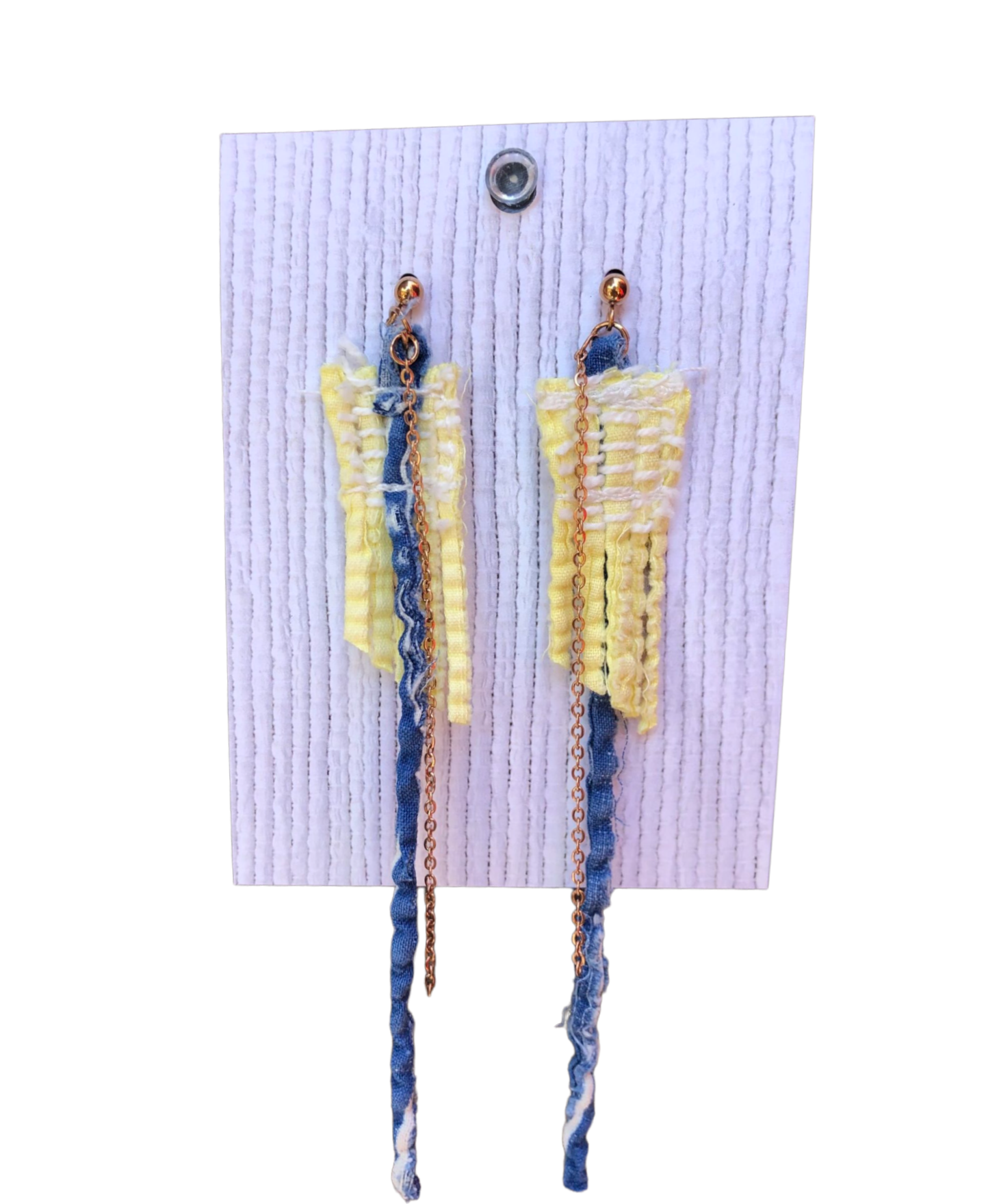 Boucles d’oreilles en catalogne