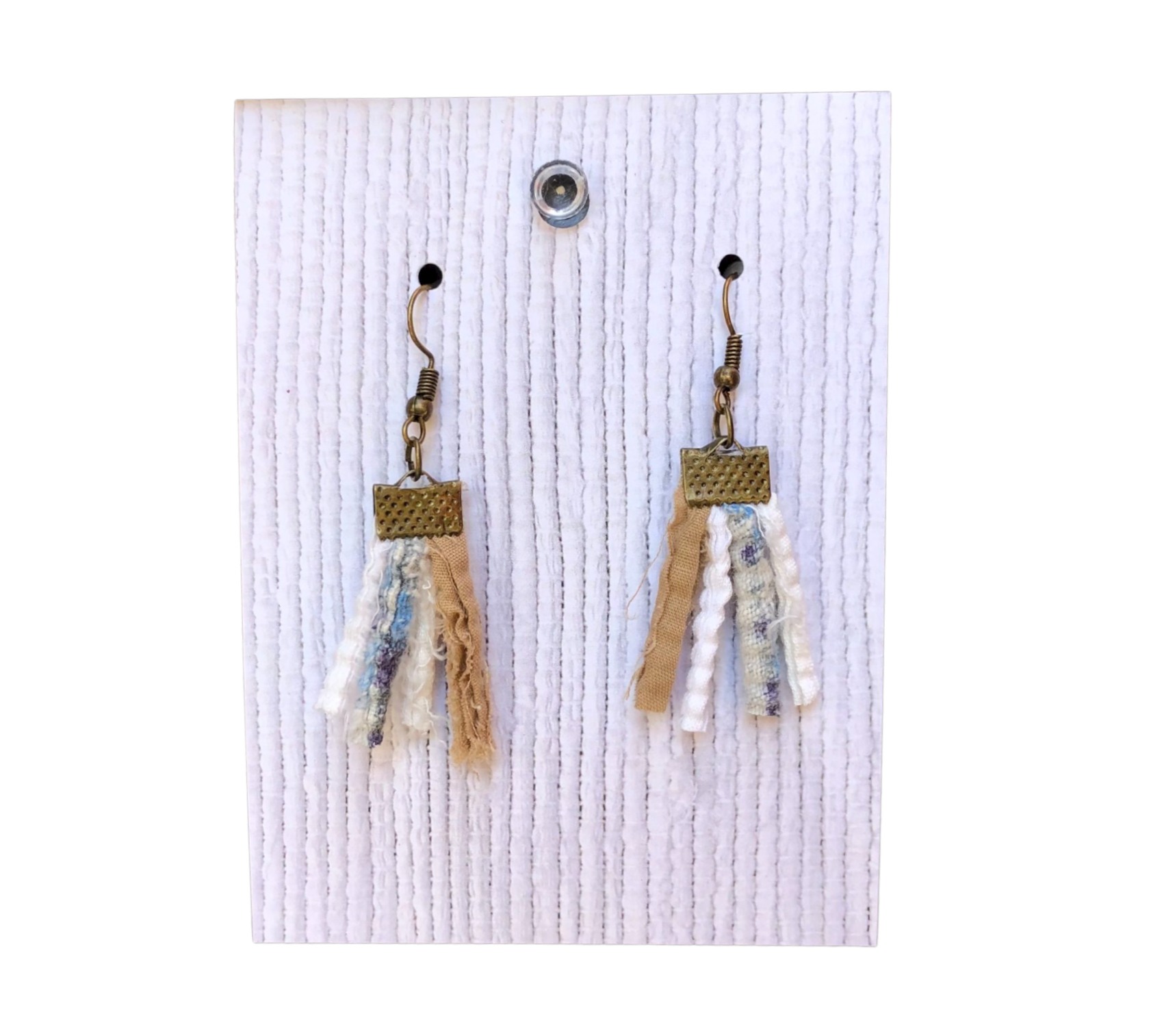 Boucles d’oreilles en catalogne