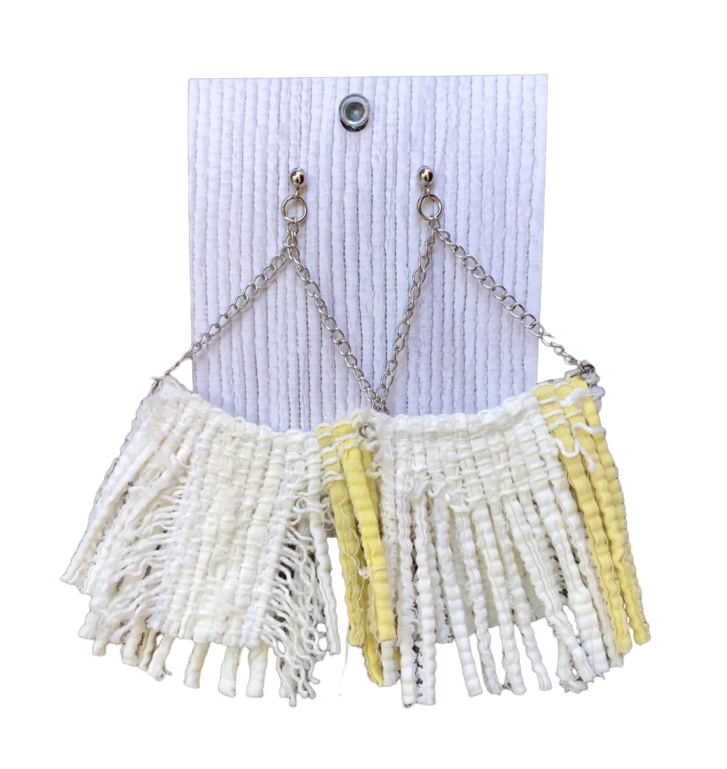 Boucles d’oreilles en catalogne