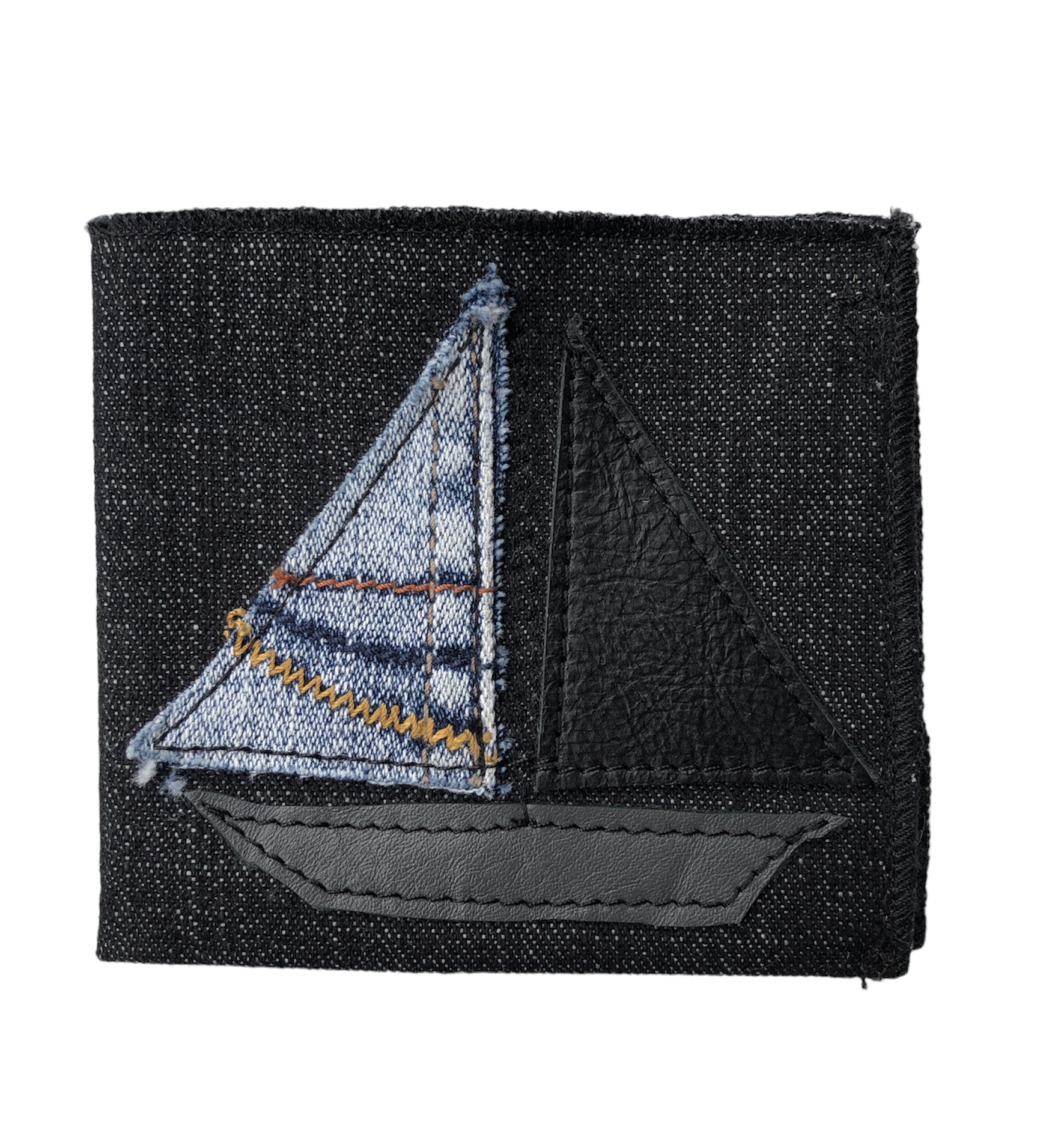 Portefeuille avec voilier