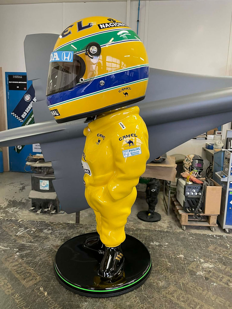 Miniature : Réplique Casque Ayrton Senna - Saison 1987
