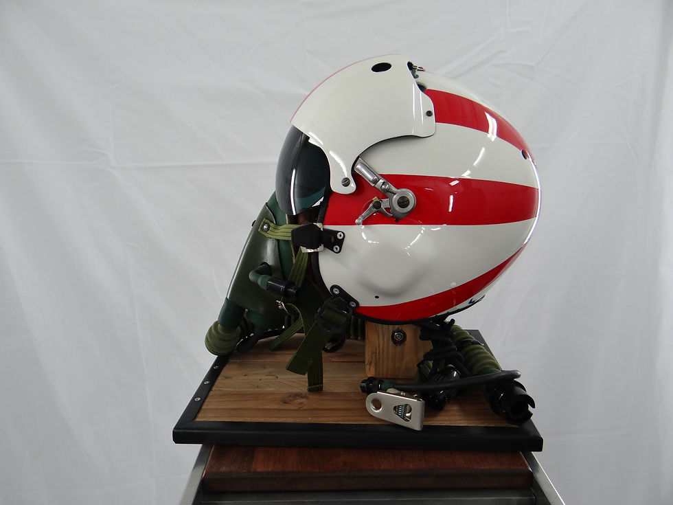 Miniature : Casque de pilote de chasse Drapeau de guerre japonais