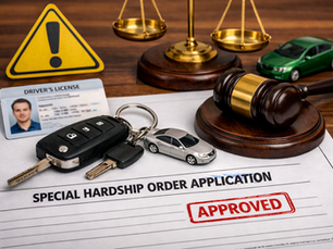 Special Hardship Order Application